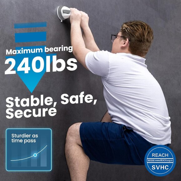 Grab Bars for Bathtubs and Showers 2 Pack - Picture 4 of 9